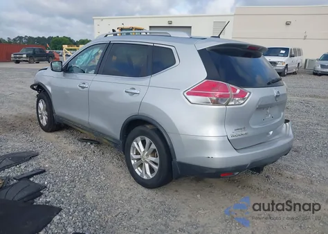 2015 Nissan Rogue Sv z USA, uszkodzony, nr VIN KNMAT2MT5FP574461